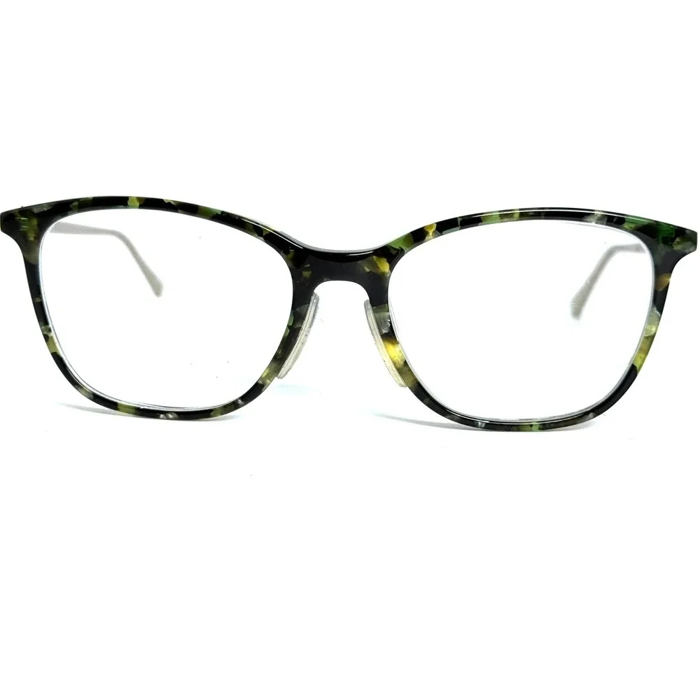 Longchamp LO2606 215 Green Tortoise Shell Eyeglass Frames Silver 51-17-140